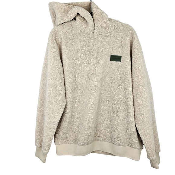 Scotch & Soda Teddy Fleece Hoodie Pullover Sweatshirt, Cozy and Stylish - Picture 1 of 8